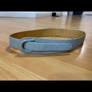 Gray vintage belt small-leather